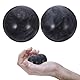 2 Stück Jade Hand Massage Bälle Baoding Bälle Chinesische Akupunkt älle Hand übungs (Schwarz) Gong Kugeln