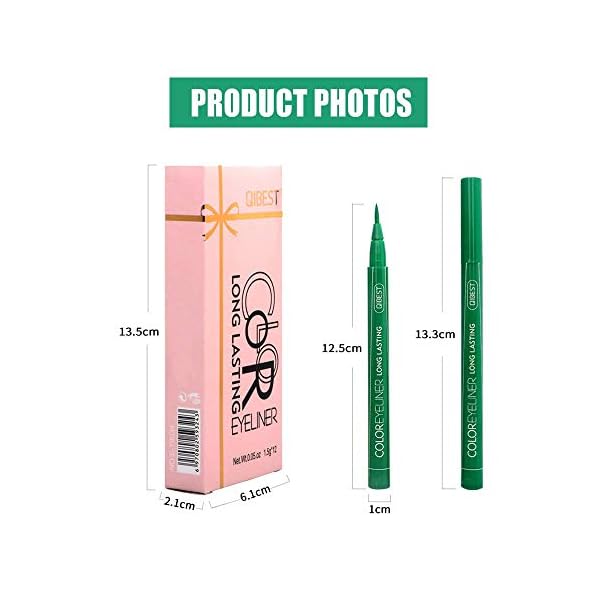 12-Colors-Matte-Liquid-Eyeliner-Set-Waterproof-Superstay-Long-Lasting-Matte-Eye-Liner-Pencil-by-Rechoo Rechoo 12 Colors Eyeliner Matte Liquid Eye liner Set for Eye Makeup, Colorful Waterproof Superstay Long Lasting Quick Dry Eye Liners Pencil (12 Rainbow Colors)