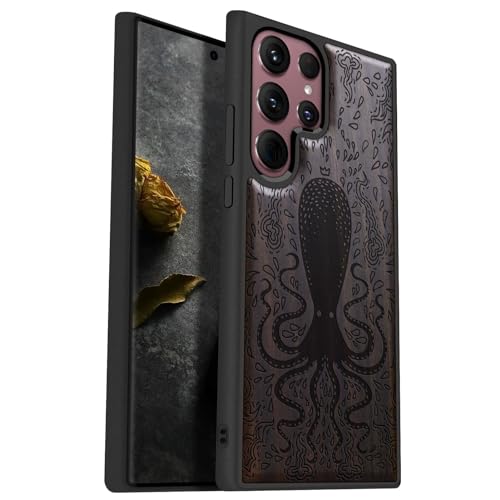 Étui Galaxy S22 Ultra en bois naturel idéal pour affirmer votre style unique au quotidien