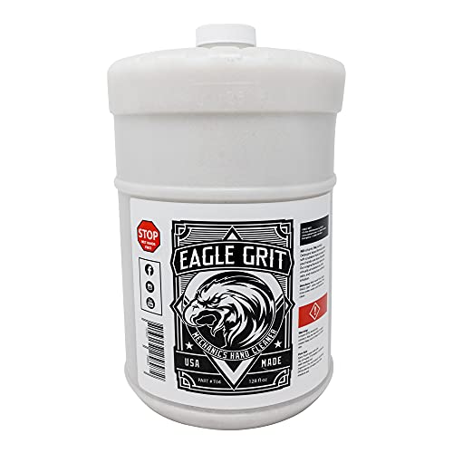 Image of Eagle Grit Heavy Duty Industrial Hand Cleaner - USA Made Mechanic Soap - Silica-Based, Solvent-Free Hand Degreaser - Removes Grease, Oil, Paint, & More - Moisturizing, Eco-Friendly -Gallon Wall Refill
