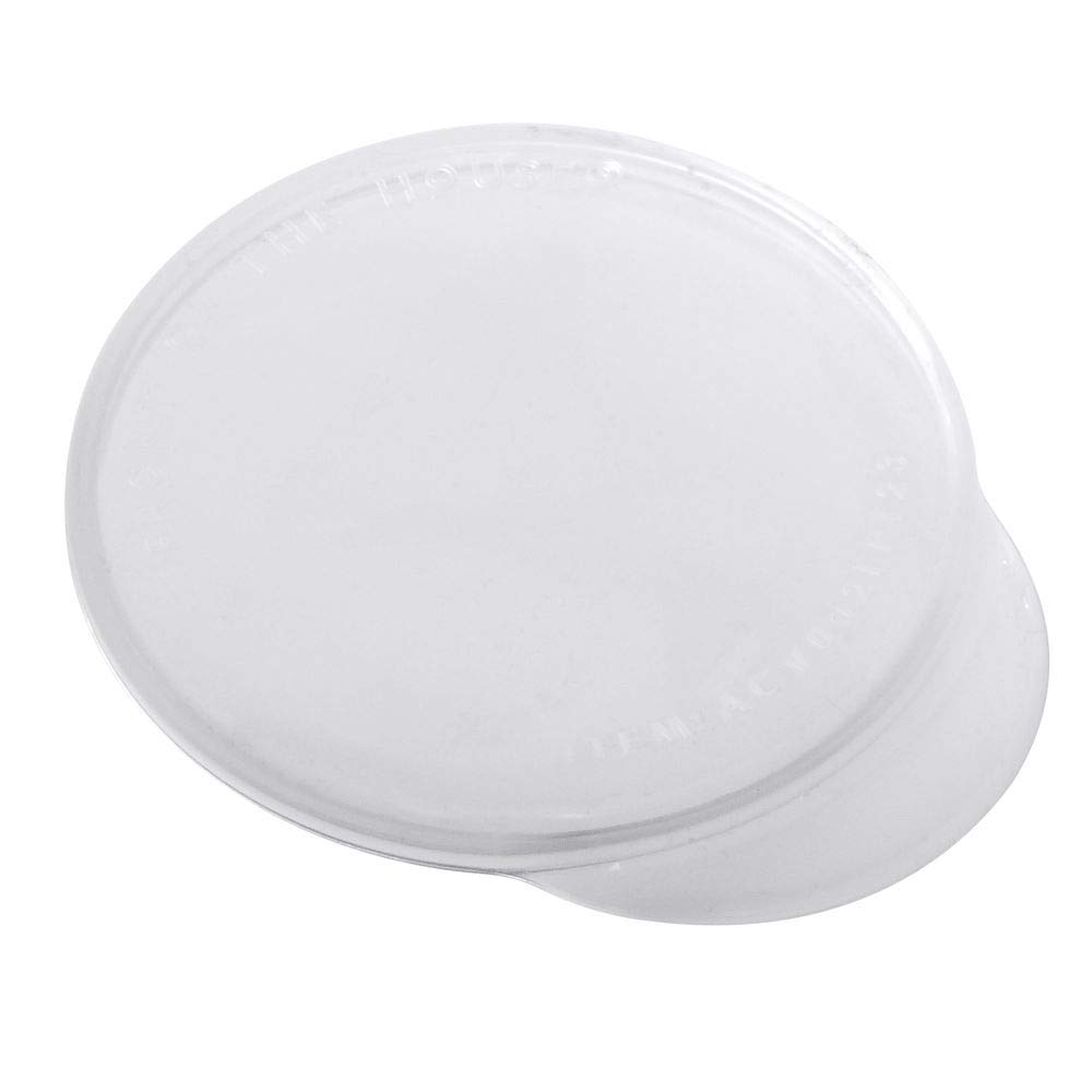 ACV002FRT23 FOH, 20 oz. Carafe Snap Lids, 0.25" Height, 2.75" Width, 2.75" Length, Clear (Pack of 12)