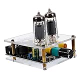 Preamplificador de tubo estéreo: el diseño exquisito de este preamplificador estéreo lo convierte en una elegante adición a cualquier decoración, amplificador de tubo para tocadiscos