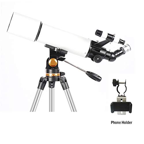 Telescopio para principiantes YXCKG 80mm con trípode ajustable miniatura 2