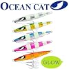 OCEAN CAT Slow Fall Fishing Luers Mental Lead Jigging Sea Baits Flat Hooks 5 Colors 5 Weights