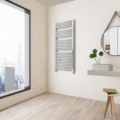 DUCHA CASA Cromado Radiador toallero de Agua con Alta Salida de Calor (1200x450 mm)