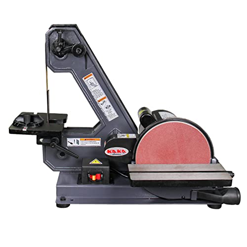 KAKA INDUSTRIAL BTM-200 Benchtop Combination 1 X 42 inch / 8 inchDisc Sander