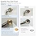 NovaNectar Glass Shower Door Handle, Bathroom Shower Door Replacement Handles, Back to Back 304 Stainless Steel Pull Hardware for Sliding、Frameless Shower Doors Pull Handle (Brushed Nickel, 6 inch)