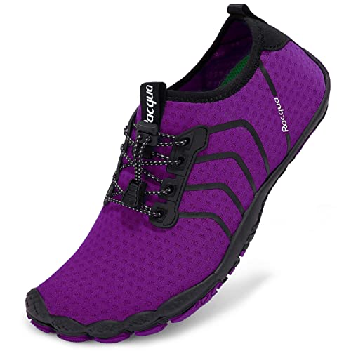 Image of Racqua Water Shoes Quick Dry Barefoot Beach Aqua Sport Swim Surf Pool Hiking Diving Walking for Men Women