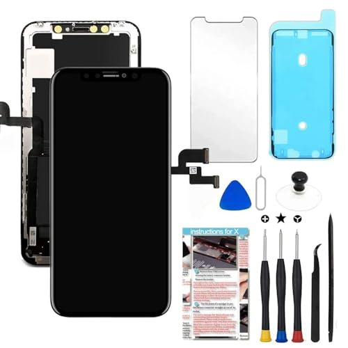 【Garanzia di qualità】 Tutto lo schermo dell'iPhone X è stato testato al 100% prima della spedizione per garantire una risposta rapida e una visualizzazione ad alta risoluzione su ogni schermo. E forniamo una garanzia a lungo termine e un servizio post-vendita professionale per la sostituzione dello schermo.