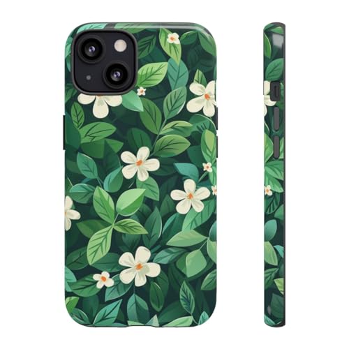 Coque iPhone 13 fleurs blanches au style nature pour vos sorties estivales