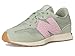 New Balance Unisex 327 (Little Kid) Rose Sugar/Garter Snake 1 Medium