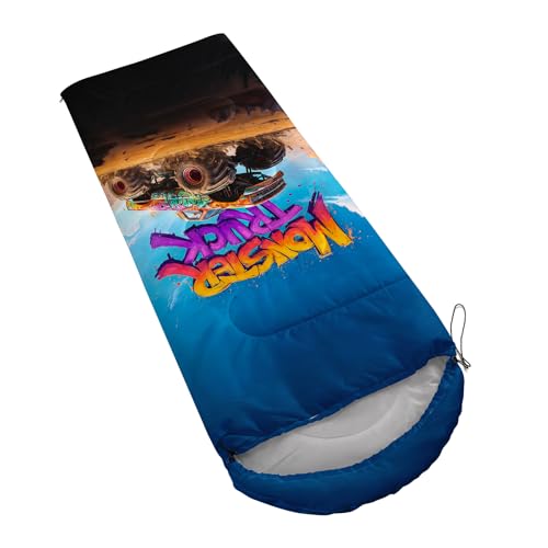 AILONEN Cartoon Car Sleeping Bags, Ligera e Impermeable, 3 Temporadas, Diseño de Vehículos con Estrellas para Niños, Adultos y Viajes al Aire Libre miniatura 2