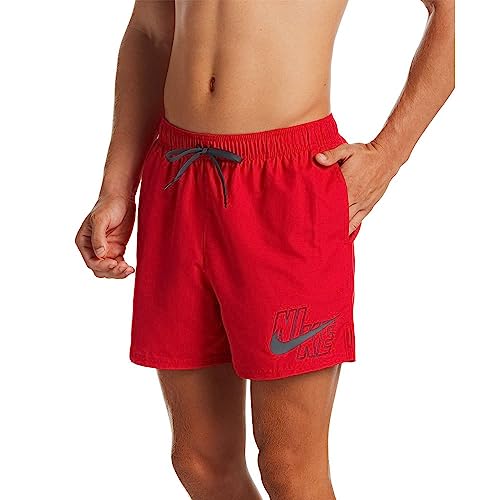 Badeshorts für Herren, Badehosen für Herren Herren Badehose Kurze Schwimmhose Boxer Badepants Wassersport Kurze Hose(Schnelltrocknend) (EU S/Tag M, Rot_2) 6 Nike 5 Volley-Shorts für Herren M Rot (University Red)