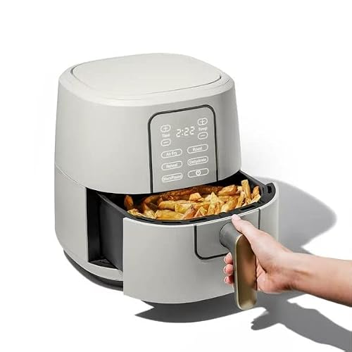Gemsbe 6 Quart Touchscreen Air Fryer, White Icing #TOP2