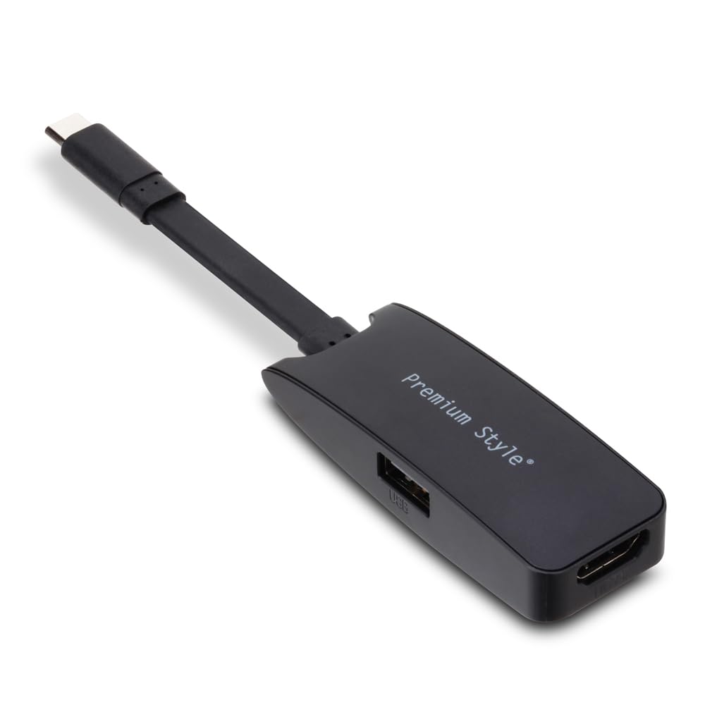 Premium Style HDMIミラーリング アダプタ ネット配信 対応 PG-PCTVAD1BK
