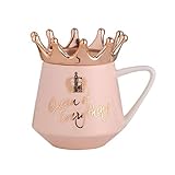 JJIU クラウンテーマミルク/コーヒーマグカップ300ml漫画多色マグカップカップキッチンツールプレゼントボーイフレンドやガールフレンド (Color : 1)