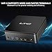 LTC Gaming Mini PC, AMD Ryzen 7 8845HS, Radeon 780M Graphic, Upgradable 16GB DDR5 RAM, 1TB PCIe 4.0 SSD, USB4, WiFi 6, BT 5.2, 2.5Gbps Ethernet, Triple 4K/8K Display