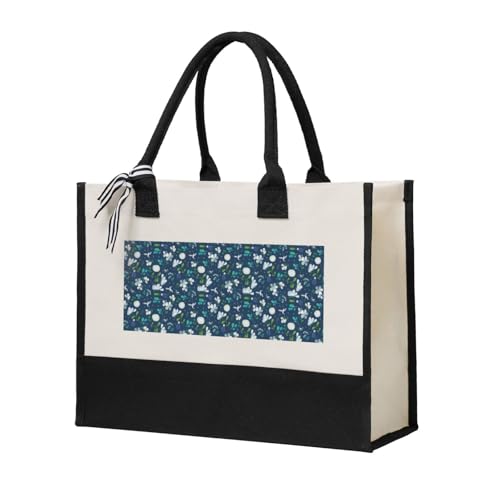 Sac fourre-tout en toile imprimé pour vos courses et sorties quotidiennes