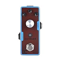 UPR. OCTAVE for adjusting the level of the synthesized signal which one octave higher. 1 OCT DOWN & 2 OCT DOWN for adjusting the level of the synthesized signal which one or two octave lower. Compact size octave guitar effect pedal with full metal sh...