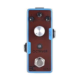 UPR. OCTAVE for adjusting the level of the synthesized signal which one octave higher. 1 OCT DOWN & 2 OCT DOWN for adjusting the level of the synthesized signal which one or two octave lower. Compact size octave guitar effect pedal with full metal sh...