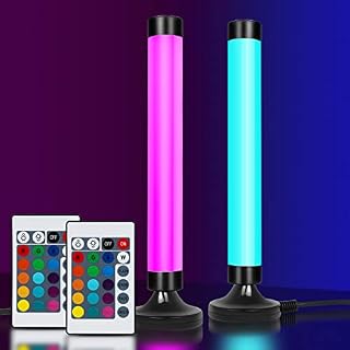 Semlos 2PCS LED Strip Lights, Smart LED Lightbars, Gaming Lights USB Can Controll Separately, TV Backlights with 2 Remotes, LED Lighting Accessories for Home, Party, Bar, Home Decoration
