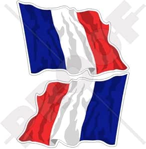 Autocollants Vinyle Union Européenne/France – 4 Stickers Ronds 50mm, Résistants Aux Intempéries, Pour Voiture, Casque, Vitre…