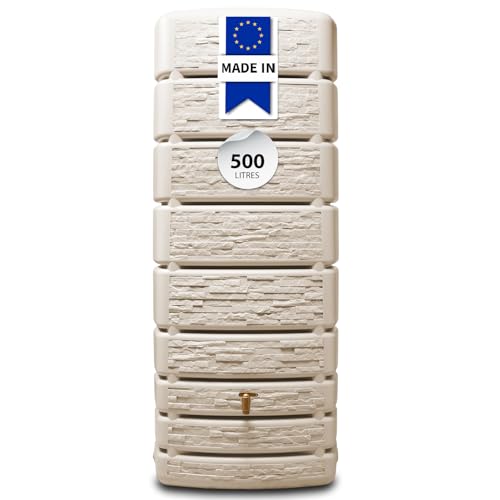 Graf CUVES CISTERN - Réservoir d'eau Rectangulaire en Plastique - 500 Litres - Sable