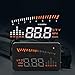 3'' Car HUD Head-Up Display Colorful Dashboard Projector with OBDII/EUOBD Interface, Speed Warning System, Vehicle Speed MPH/KPM Car Electrical Supplies GPS Heads Up Display for Cars