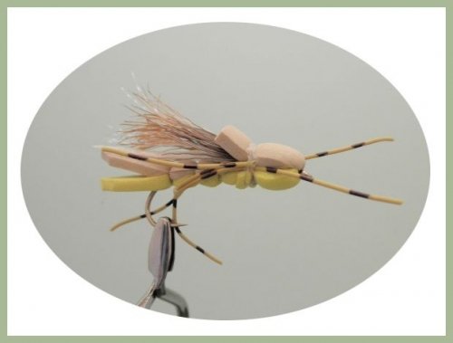 Schiuma Bug Fishing Flies, 18 per confezione