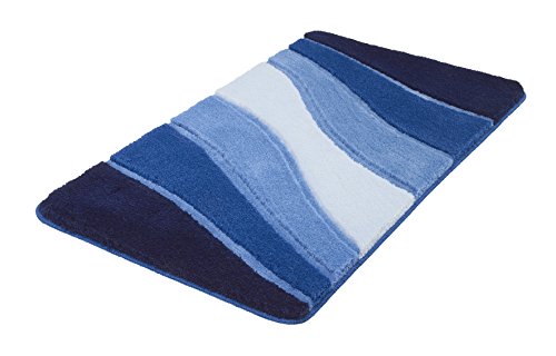 Meusch 2322799549 Badteppich Ocean, 80 x 150 cm, royalblau, Blau