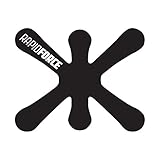 RapidForce Shapes: Next Generation Pre-Cut Kinesiology Tape, Star Shape, Black, 2 Pack