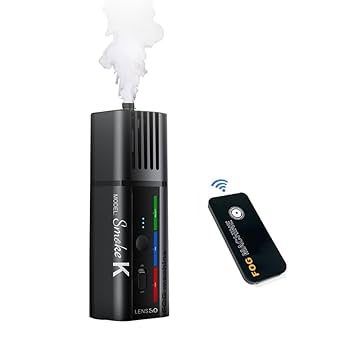 LENSGO ハンドヘルドフォグマシン スモークマシン Smoke S Amazon | LENSGO ポータブルフォグマシン SMOKE S MINI