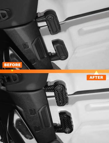 image for Savadicar Carbon Fiber Interior Accessories - Hardtop Latches Trim Cov