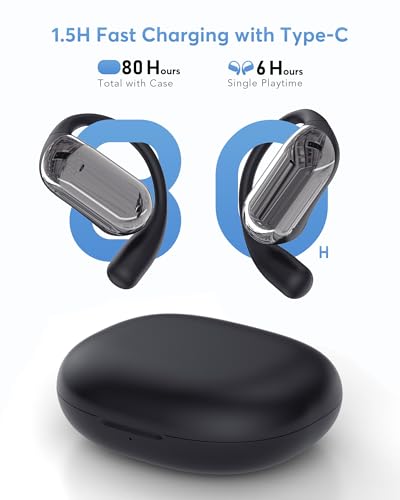 Image of KOSERNT AI Real-Time Translation Earbuds, 144 Languages 3-in-1 Instant Voice Translator Earphones, Compatible with iOS & Android for Travel Business Learning, Audifonos Traductores Ingles Espanol