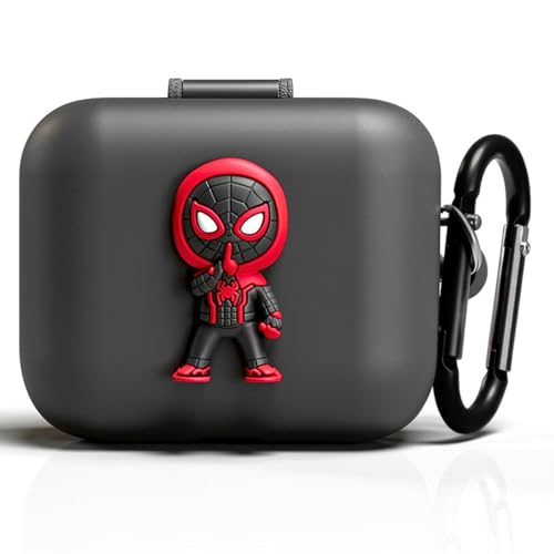 Image of Kapture Soft Silicone Case Compatible with Oneplus Buds 3 Cover, oneplus Buds 3 case Cover with Hook, oneplus Earbuds 3 case Cover with Silicone 360 Protection Dust-Proof Shockproof (SPD-M)