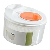 Plástico Adopta de Plástico de Ensalada Multifuncional, Seca Conveniente, Todo Tipo de Verduras, 3L Gran Capacidad Manual de Lechuga para Lavar, Drenar Verduras, Verduras