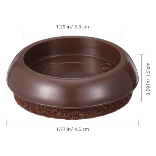 Posavasos pequeños de fieltro Angoily para mover electrodomésticos sin dañar la madera 4