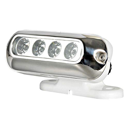 Spot à LED avec 4 LED Blanc étanche et encastrable pour cabine et carré