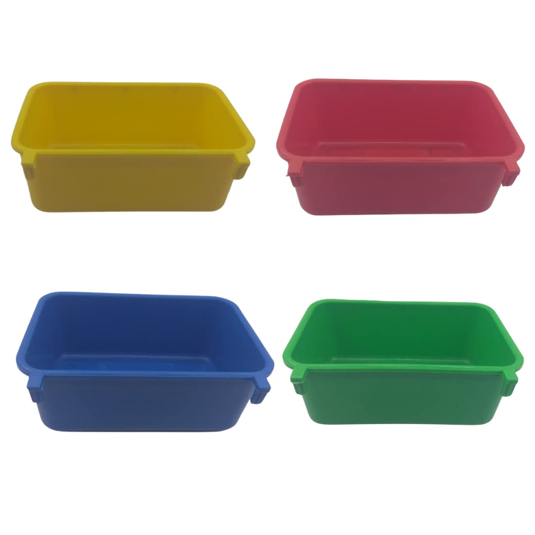 Bird Cage Food Feeder Bowl for Love Birds, Finches, Cockatiel, Pigeon and ext. (Feeding Cup, 350ML, Pack of 2) (B0BCR2RCLG) Amazon Price History, Amazon Price Tracker