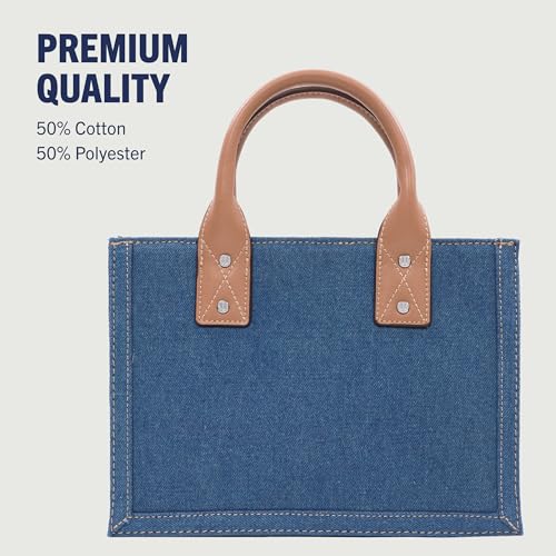 Bolso True Religion Quilted Tote Azul miniatura 5