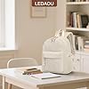LEDAOU klein Rucksack für Damen Mini-Rucksack Geldbeutel für Mädchen Teenager Kinder Schule Reisen Schultertasche 2-teiliges Damen-Rucksäcke-Set #3