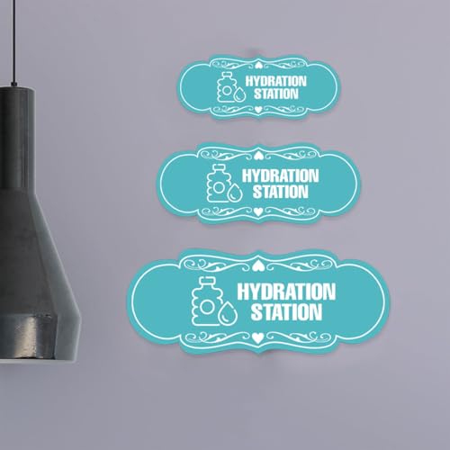 Panneau poste d'hydratation Designer Plus L pour stopper la désorientation du public