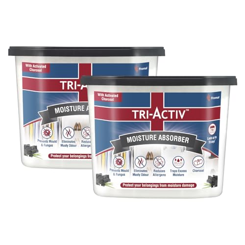 Tri-Activ Moisture Absorbers | Dehumidifier For Wardrobe, Closet,...