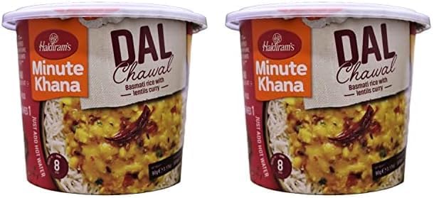 Haldiram's Minute Khana Dal Chawal 90g (Pack of 2)