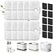 20 Stück Katzenbrunnen filter, Filter katzenbrunnen für Dockstream Trinkbrunnen für Katze PLWF105/PLWF115/PLWF005, Trinkbrunnen filter-Set, 10 Katzenfilter + 10 schwarze Schwämme