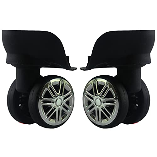 Luggage Suitcase Wheels Swivel Wheel Replacement Travel Suitcase Wheels Plastic Bearings Repair Set for Luggage Kits Pack of 2 (BJ-021)