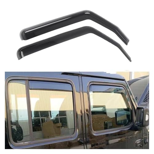 Déflecteurs de vitres Jeep Wrangler JL finition premium teintée