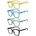 Eyekepper 4-pack Bifocal Reading Glasses for Women Small Lens Bi-focal Readers +1.0