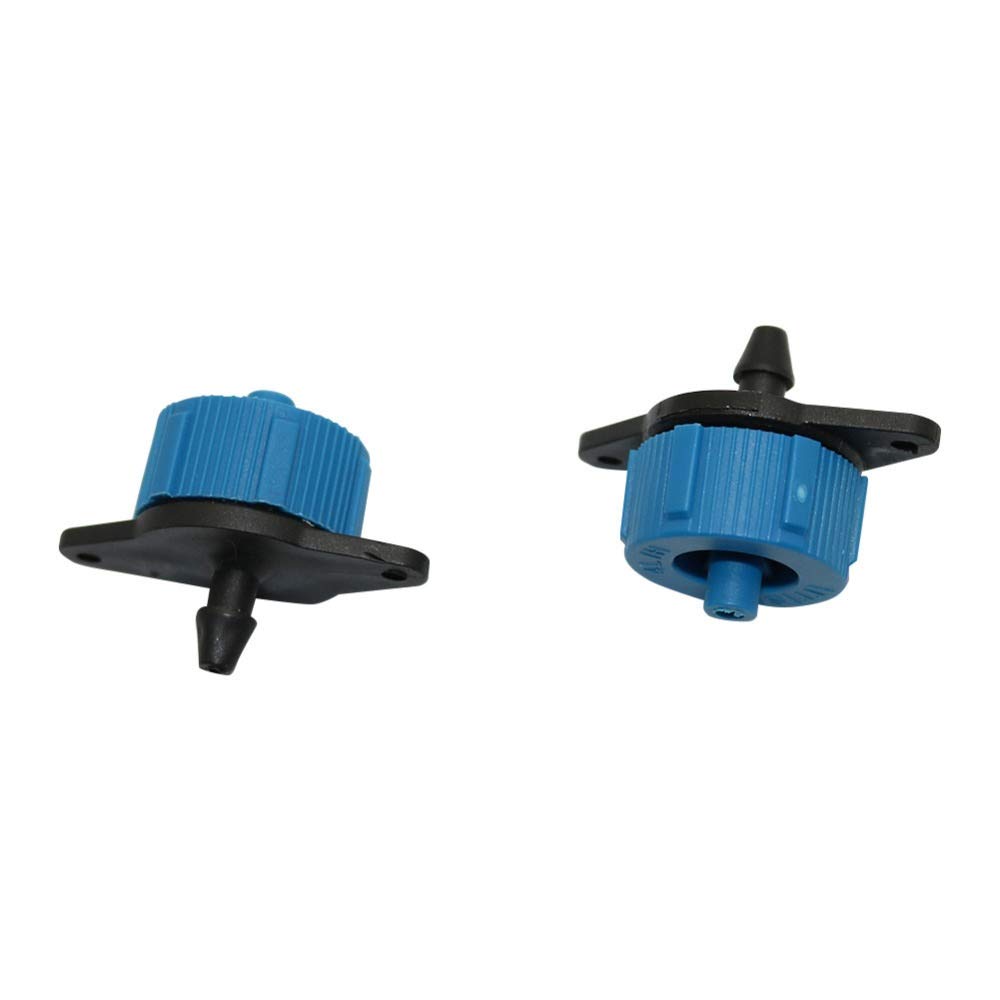 Kit de manguera de rociadores de plantas 200 piezas Jardín 4L / 8L H/H emisor de presión de compensación Gotero manguera de riego por goteo Micro Cabeza de ahorro de agua de riego con gotero