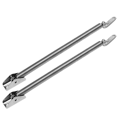 Resorte de escotilla en acero inoxidable con acabado pulido espejo para yates de 320 mm